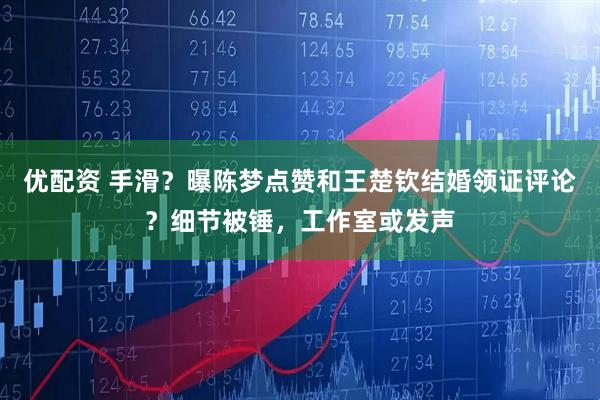 优配资 手滑？曝陈梦点赞和王楚钦结婚领证评论？细节被锤，工作室或发声